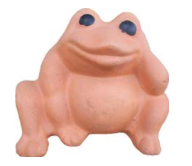 Clay frog